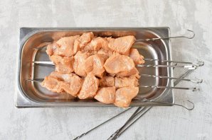 Шашлык из куриной грудки