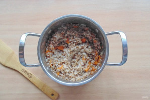 Гречка со шпинатом