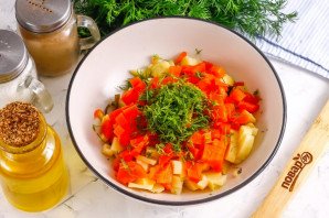 Вкусный салат из морской капусты