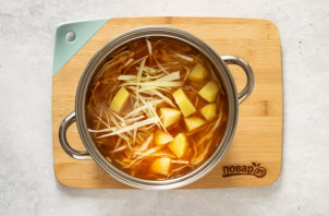 Борщ с тофу