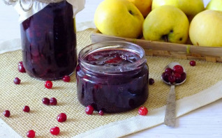 Варенье из клюквы и яблок Варенье из клюквы и яблок