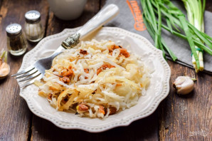 Редька со шкварками