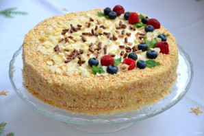 Торт "Молочная девочка" с заварным кремом Торт "Молочная девочка" с заварным кремом