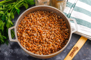 Гречка с тунцом