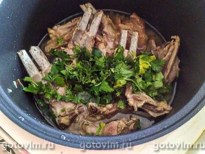 Бараньи ребрышки в мультиварке