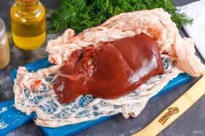 Печень в жировой сетке Печень в жировой сетке