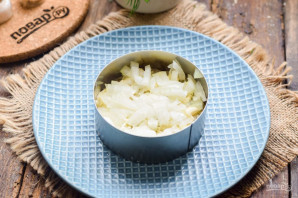 Овощной слоеный салат с майонезом