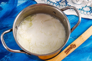 Домашняя сметана из козьего молока