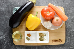 Соте из баклажанов