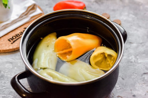 Перец фаршированный рисом на зиму