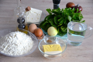 Пирог со шпинатом и брынзой Пирог со шпинатом и брынзой