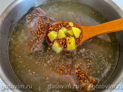 Гречневый суп с говядиной Гречневый суп с говядиной