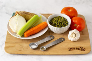 Постный суп из маша