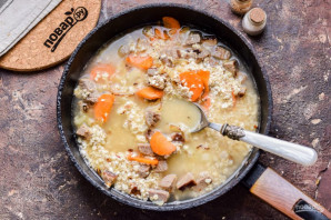 Овсяная каша с мясом