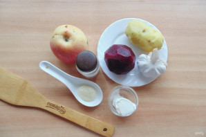 Финский салат из свеклы