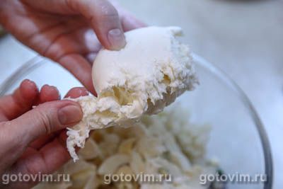 Салат из цветной капусты с сыром моцарелла