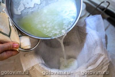 Домашняя фета из кефира 