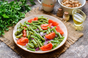 ПП салат из стручковой фасоли ПП салат из стручковой фасоли
