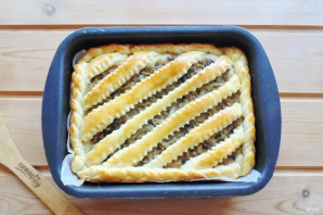 Пирог с капустой и грибами