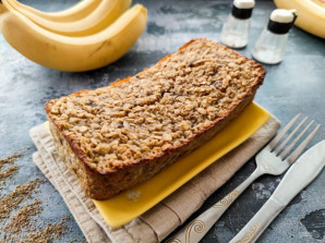 Банановый кекс без муки