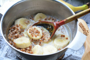 Гречка с бананом