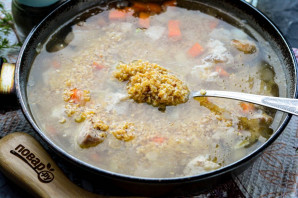 Ячневая каша с мясом