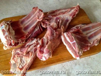 Бараньи ребрышки в мультиварке