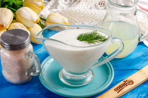 Домашняя сметана из козьего молока