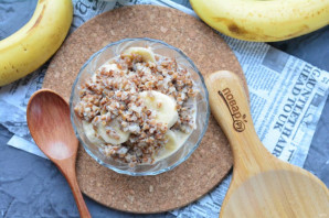 Гречка с бананом