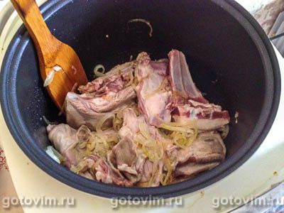 Бараньи ребрышки в мультиварке