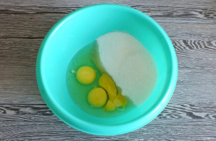 Манник с творожными шариками