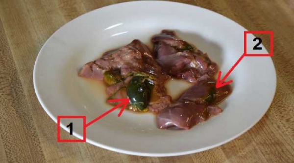 
Куриная печень в духовке в сметанном соусе без обжарки	