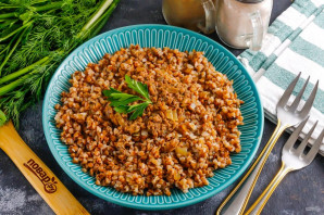 Гречка с тунцом