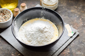 Пирог с брюссельской капустой