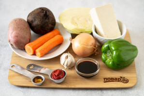 Борщ с тофу