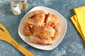 Картошка с курицей в молоке в духовке Картошка с курицей в молоке в духовке