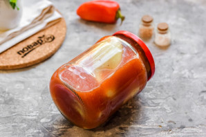 Перец фаршированный рисом на зиму