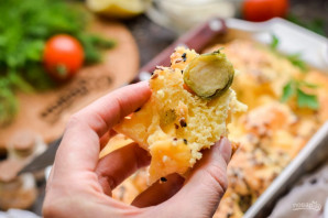 Пирог с брюссельской капустой