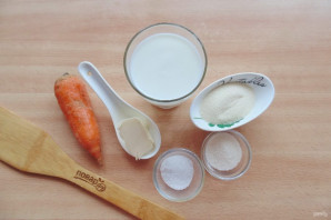 Манная каша с морковью