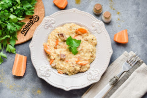 Овсяная каша с мясом