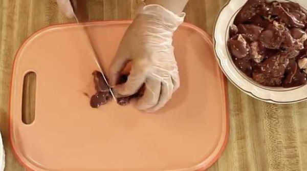 
Куриная печень в духовке в сметанном соусе без обжарки	