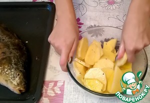 Фаршированный карп в духовке