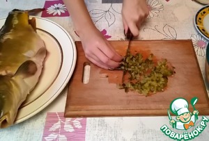 Фаршированный карп в духовке