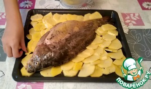 Фаршированный карп в духовке