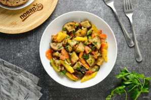 Соте из баклажанов