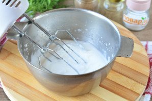 "Курица под снегом" в духовке