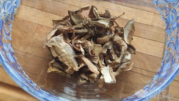 Рецепт: Говядина тушеная - с картофелем, белыми грибами и молоком