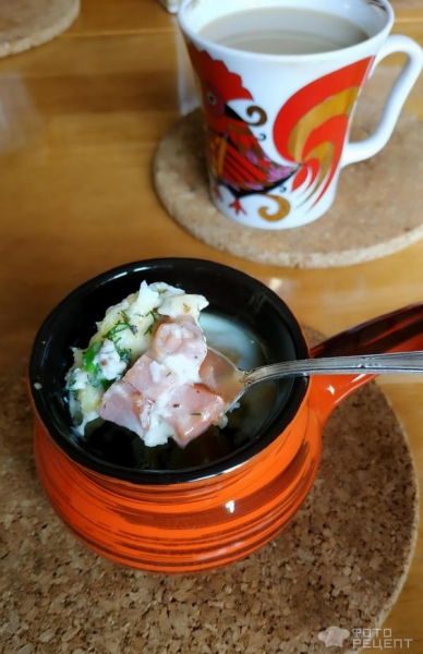 Рецепт: Кокот - завтрак на 8 марта