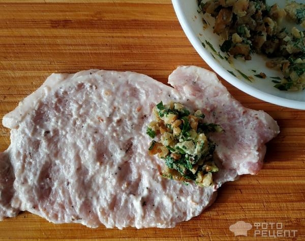 Рецепт: Крученики или мясные пальчики - с разными начинками