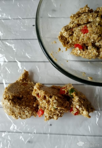 Рецепт: Печенье постное - праздник вкуса без сахара, муки и масла.